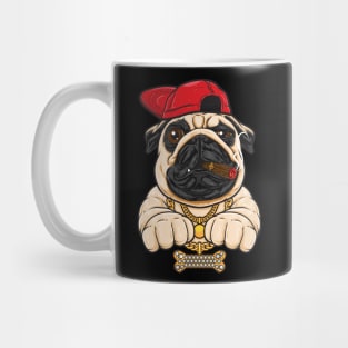 Gangster pug dog Mug